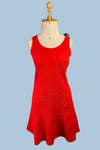 Vestido vermelho com zíper M
