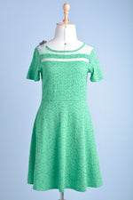 Vestido verde renda M