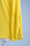Blusa amarela manga flare M