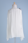 Blusa manga longa branca c/etiqueta  M