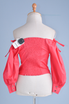 Blusa corselet algodão pink M